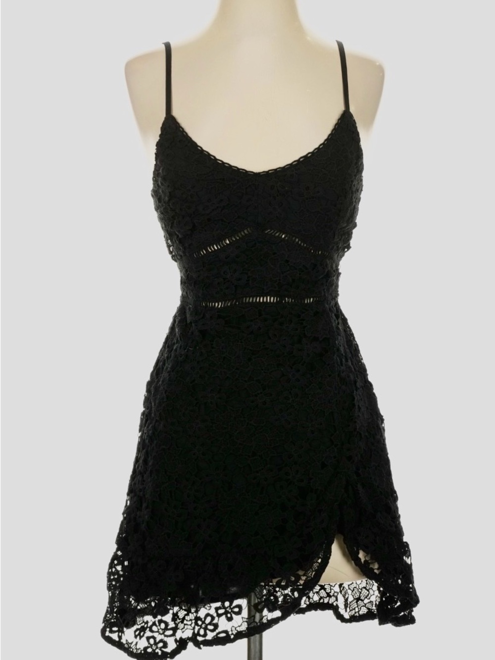 Abercrombie & Fitch Black Lace Trim Tank